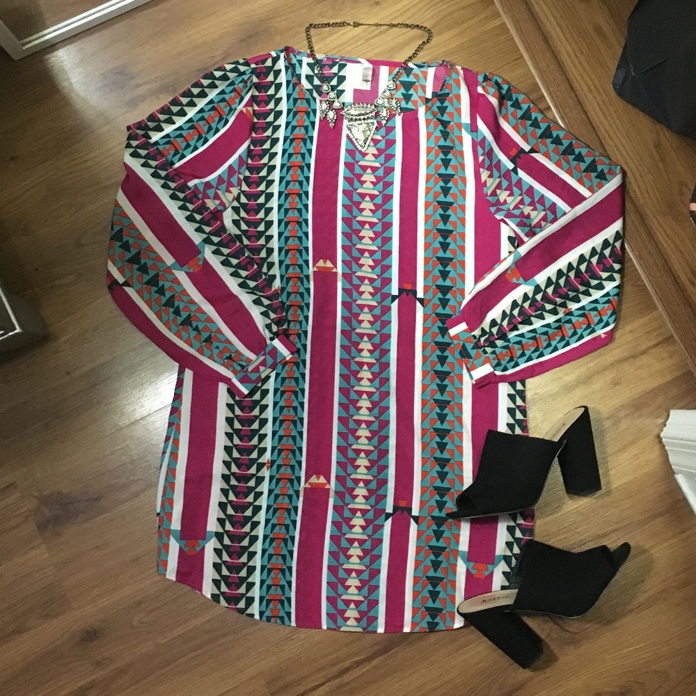 Geometric Statement Dress (Worn Once)